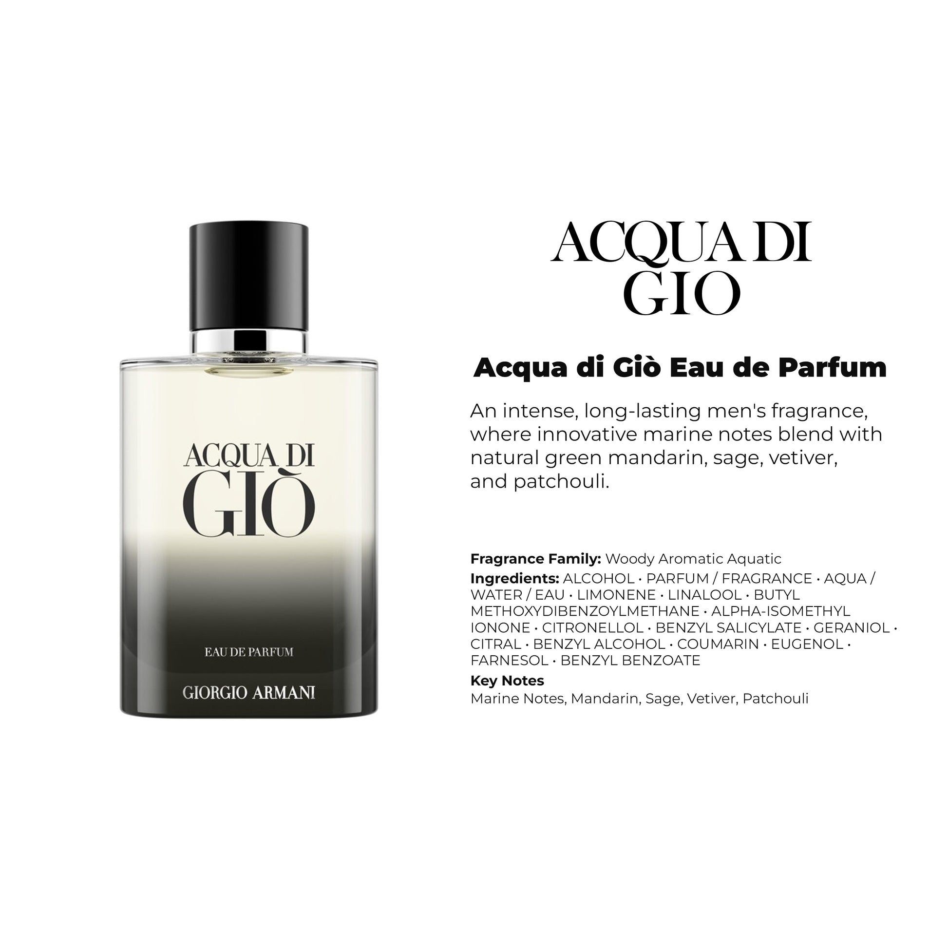 Armani Acqua di Giò Eau de Parfum ORIGINAL