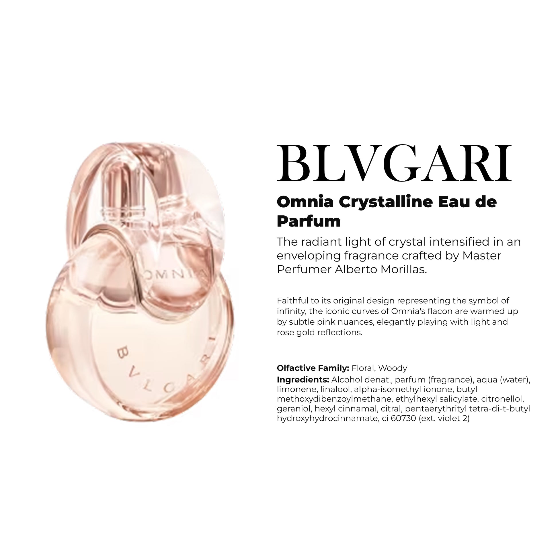 BVLGARI Omnia Crystalline Eau de Parfum ORIGINAL