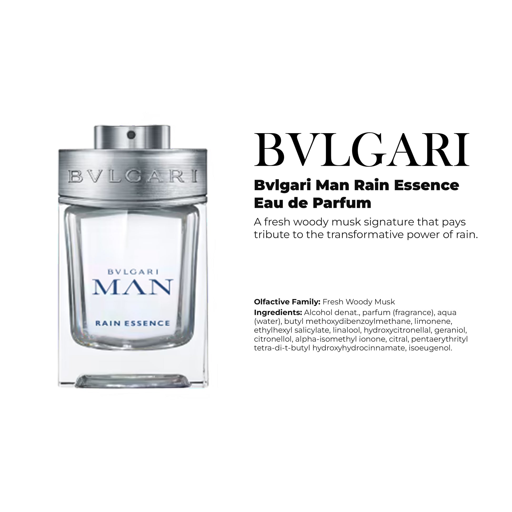 Bvlgari Man Rain Essence Eau de Parfum ORIGNAL