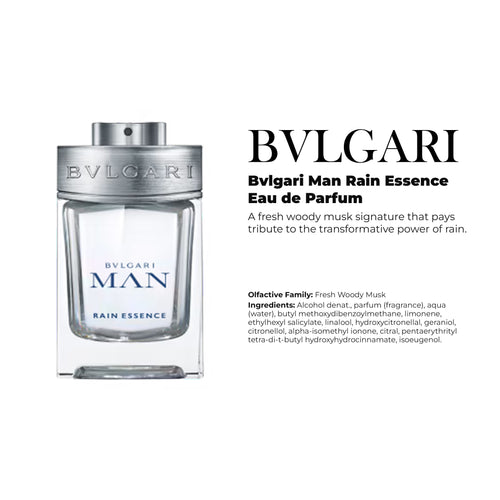 Bvlgari Man Rain Essence Eau de Parfum ORIGNAL