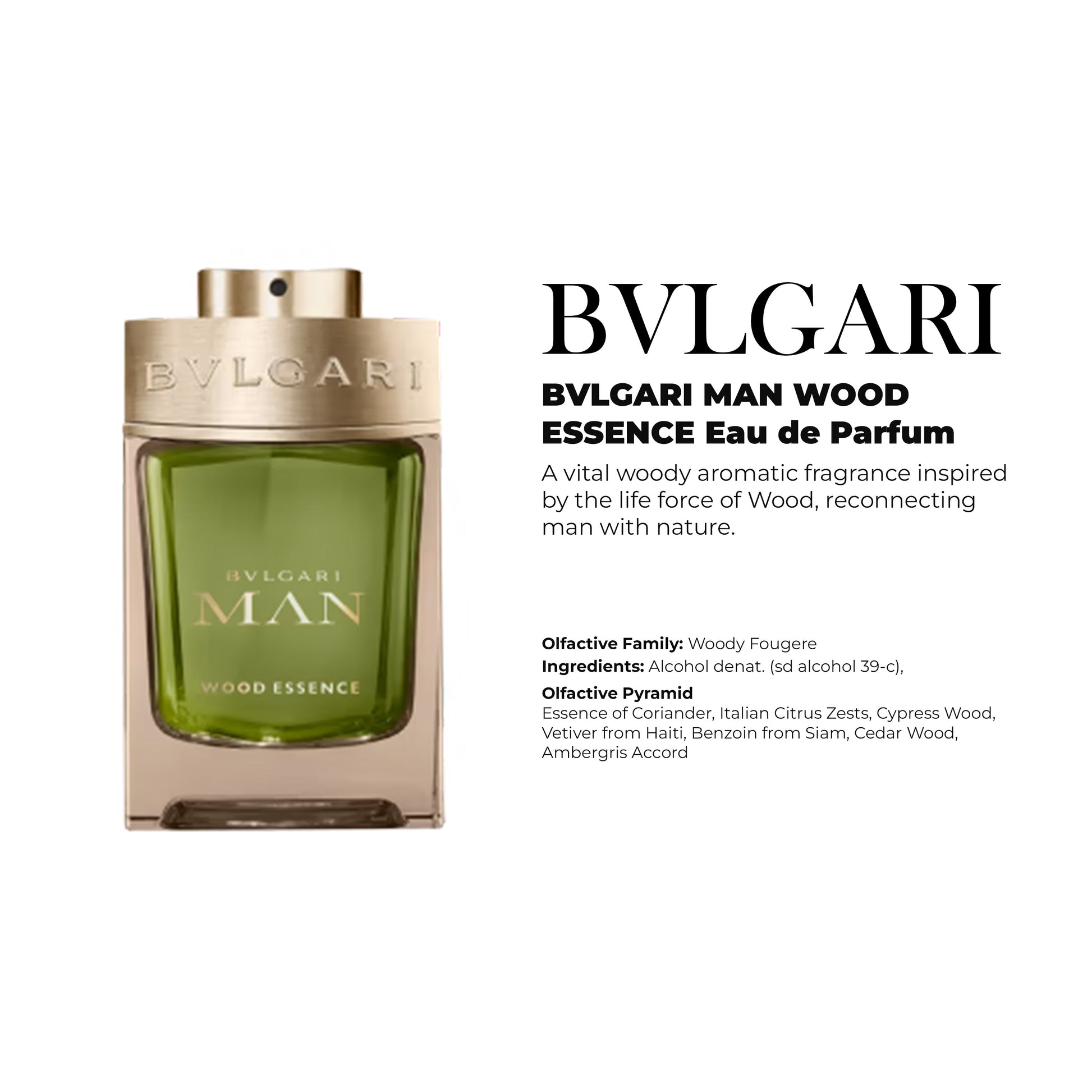 BVLGARI MAN WOOD ESSENCE Eau de Parfum ORIGINAL