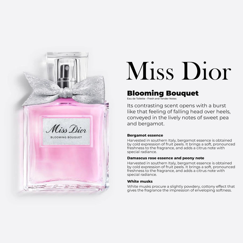 Miss Dior Blooming Bouquet Eau de Toilette - Fresh and Tender Notes