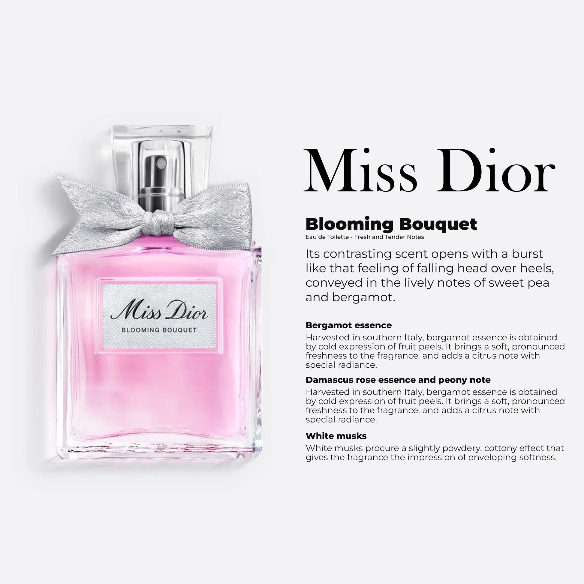 Miss Dior Blooming Bouquet Eau de Toilette - Fresh and Tender Notes