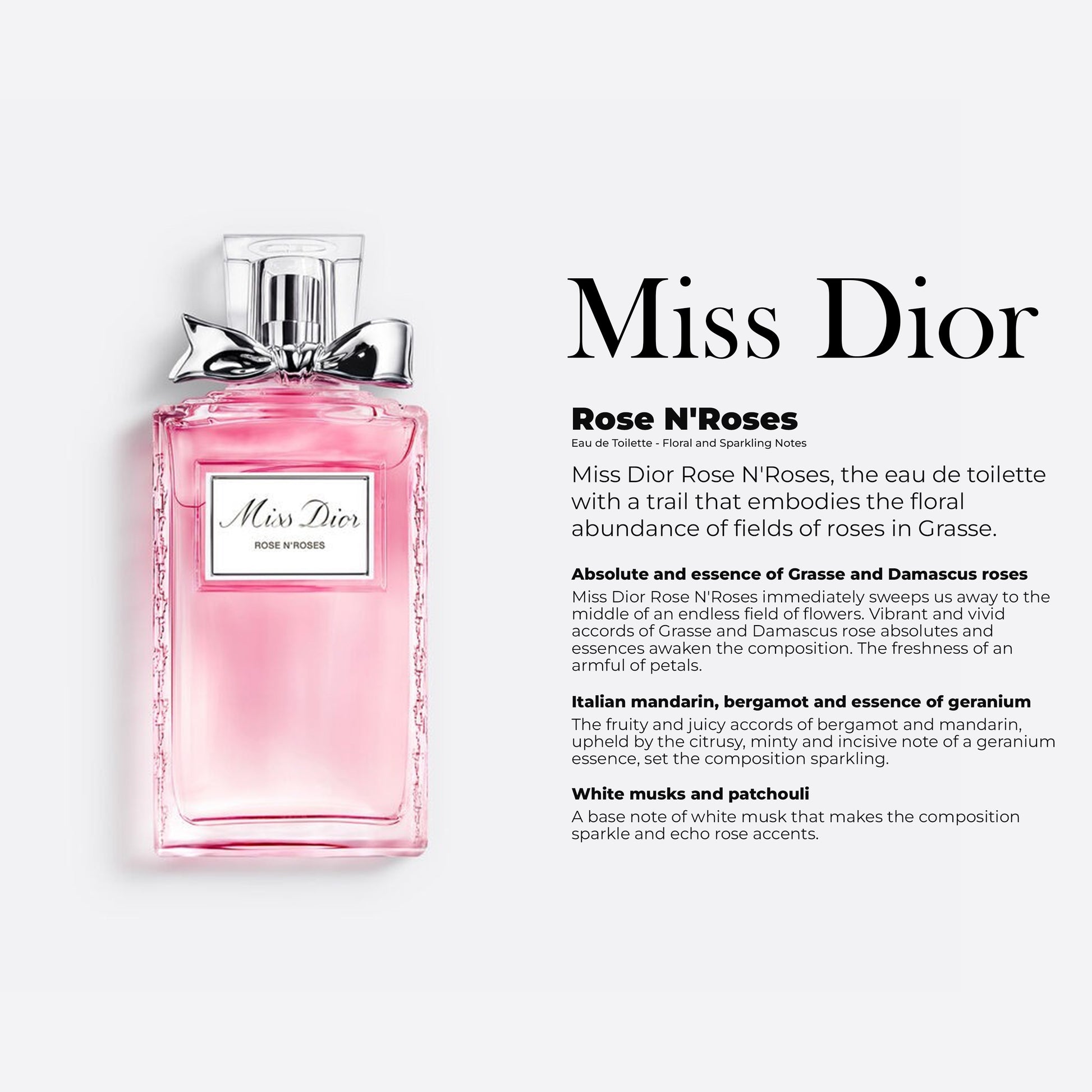 Miss Dior Rose N'Roses Eau de Toilette ORIGINAL