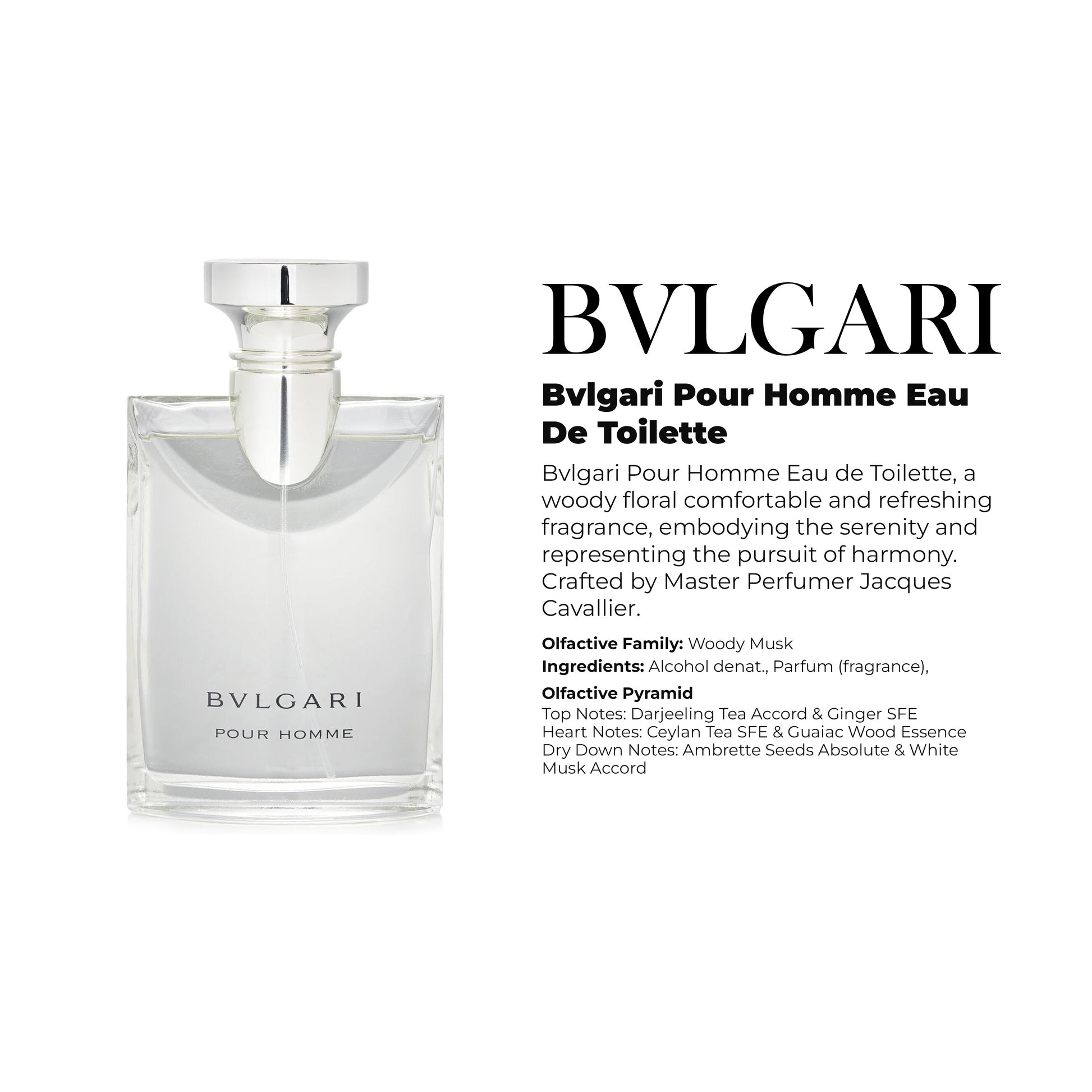 Bvlgari Pour Homme Eau De Toilette ORIGINAL