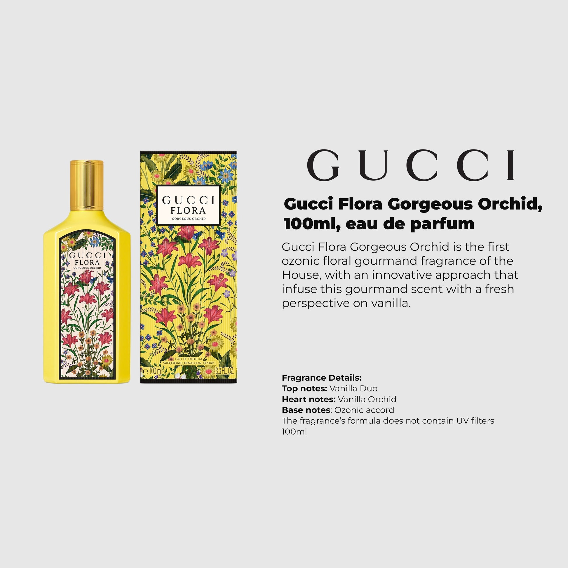 Gucci Flora Gorgeous Orchid eau de parfum ORIGINAL