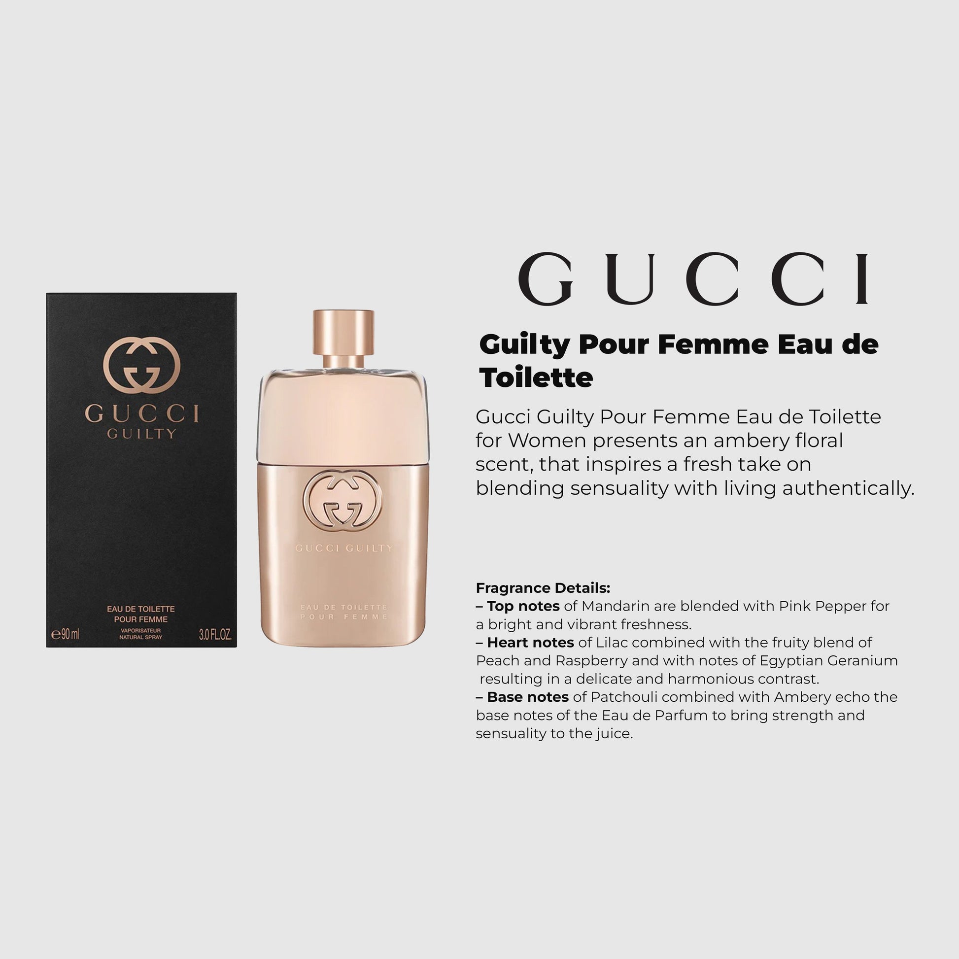 Gucci Guilty Pour Femme Eau de Toilette ORIGINAL