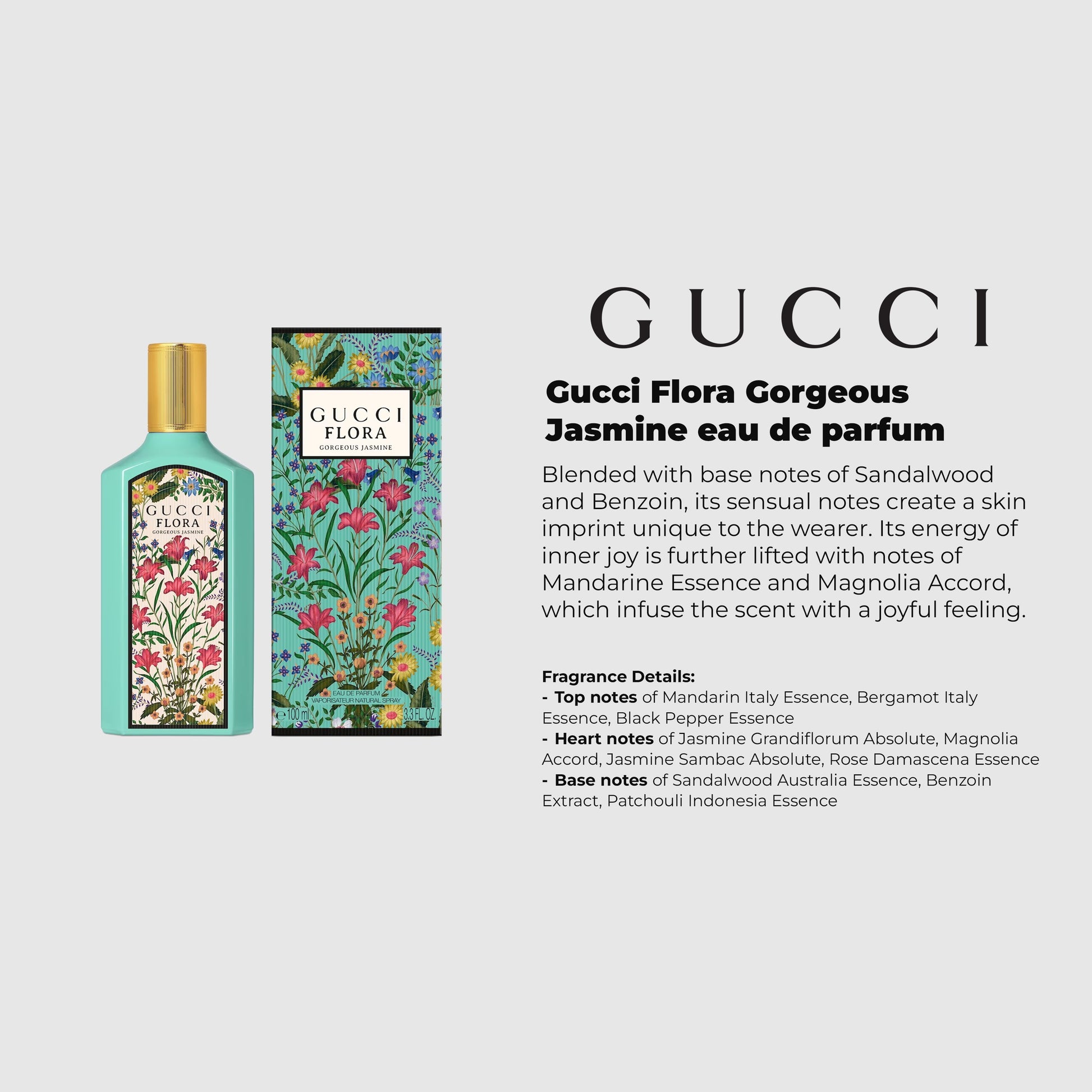 Gucci Flora Gorgeous Jasmine eau de parfum ORIGINAL